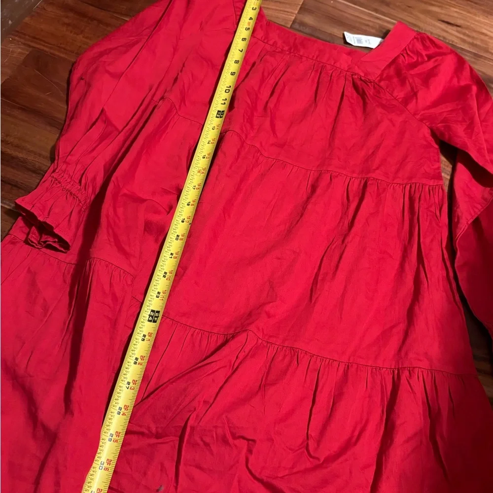 NWT GAP Kids Red Tiered Long Sleeve Dress – XXL (14–16)‎ k2